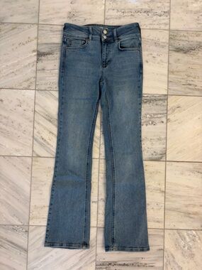 Free people mid rise stretch flared Light Blue Bootcut Jeans
